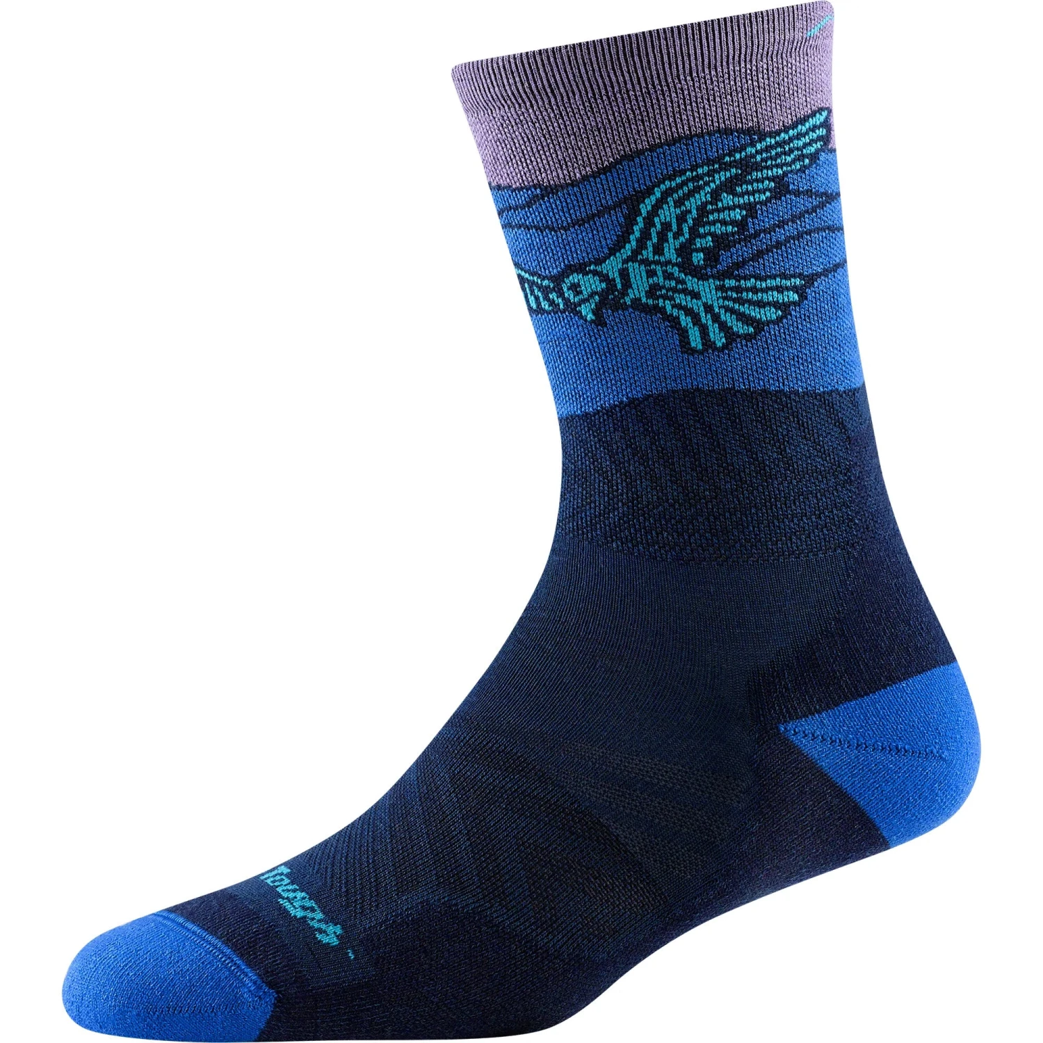 Darn Tough Women's Glide Micro Crew - Midnight (1058-MIDNIGHT) - Image 2