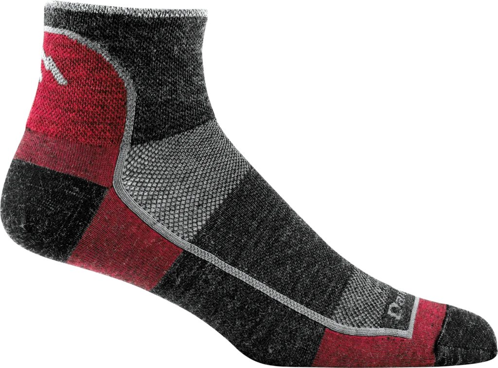 Darn Tough Men's 1/4 Ultra Light Running Sock - Team DTV (1715-TEAM DTV)