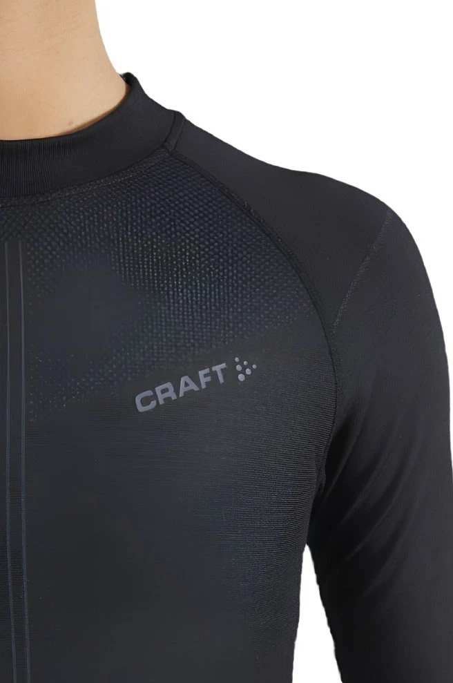 Craft Women's Active Intensity Crewneck Baselayer - Black/Asphalt (1907937-999995) - Image 5