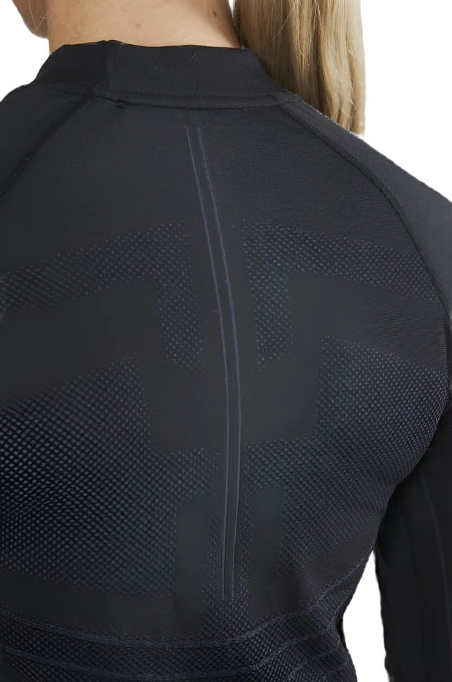 Craft Women's Active Intensity Crewneck Baselayer - Black/Asphalt (1907937-999995) - Image 6