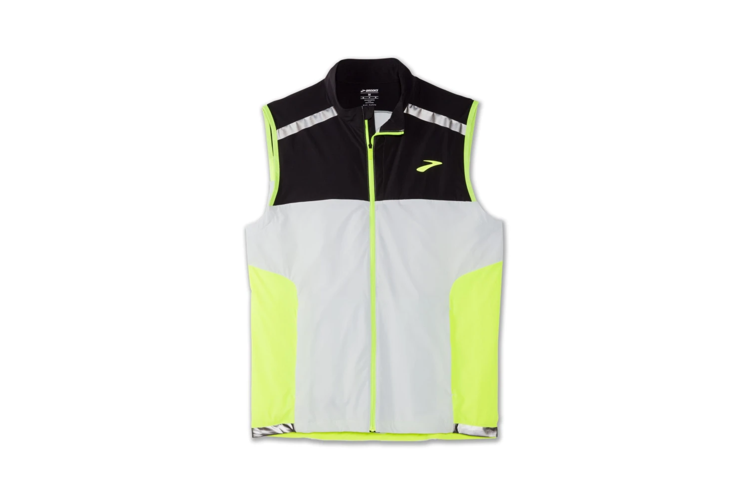 Brooks Men's Carbonite Vest - Icy Grey/Black/Nightlife (211358030) - Image 7