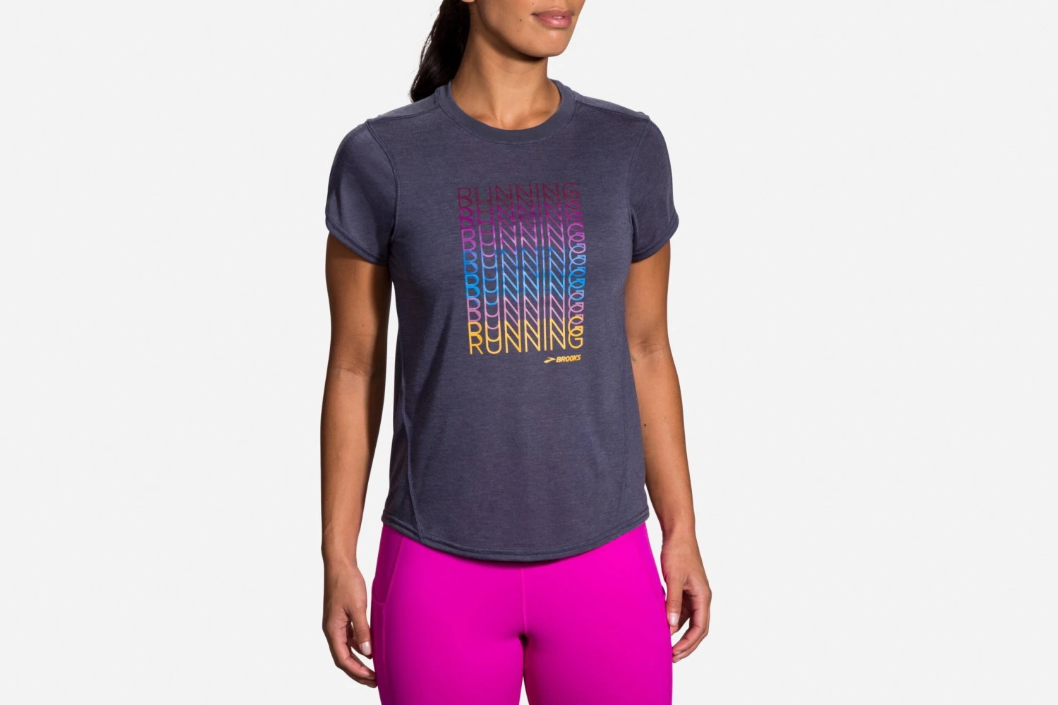 Brooks Women's Distance Graphic Short Sleeve (221469) - Image 5