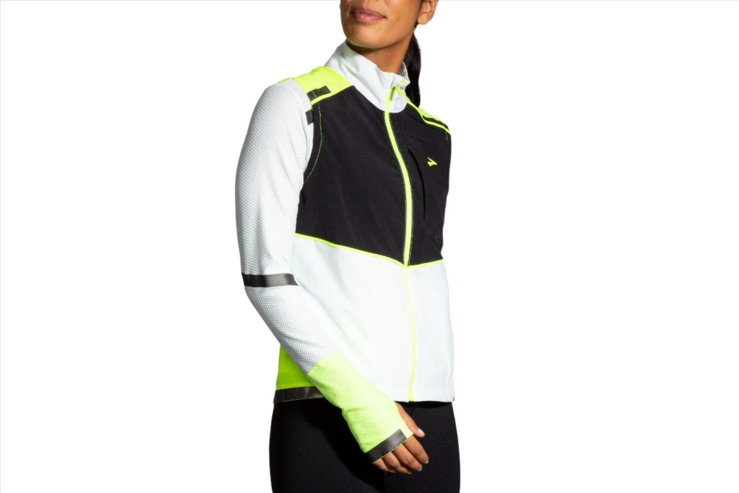 Brooks Women's Carbonite Vest - Icy Grey/Black/Nightlife (221498030) - Image 2