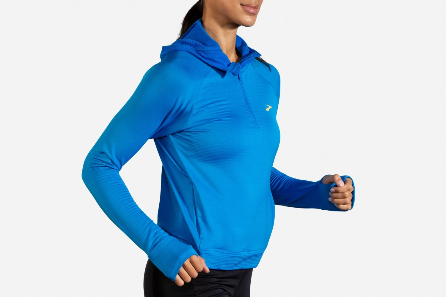 Brooks Women's Notch Thermal Hoodie (221502) - Image 2