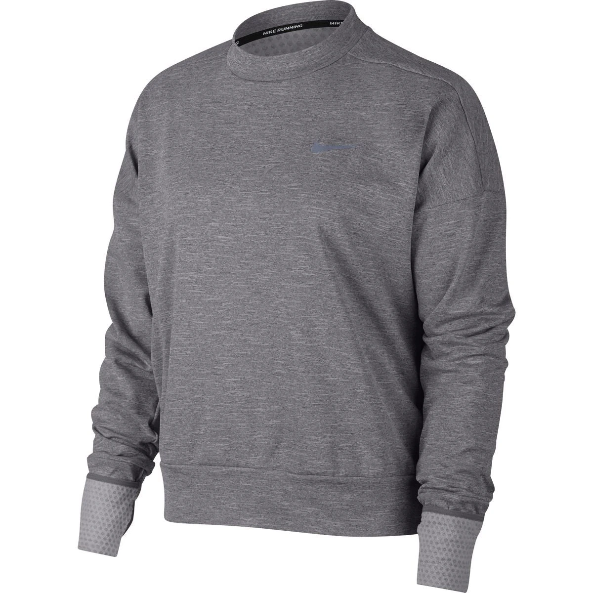 Nike Women's Therma Sphere Element Crew Long Sleeve - Gunsmoke/Heather (928946-036)