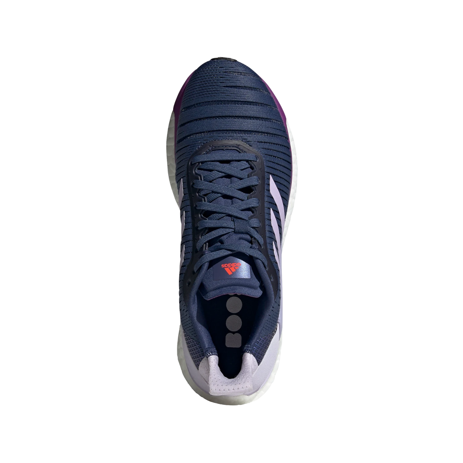 Adidas Women's Solar Glide 19 - Tech Indigo/Cloud White/Purple Tint (EE4333) - Image 5