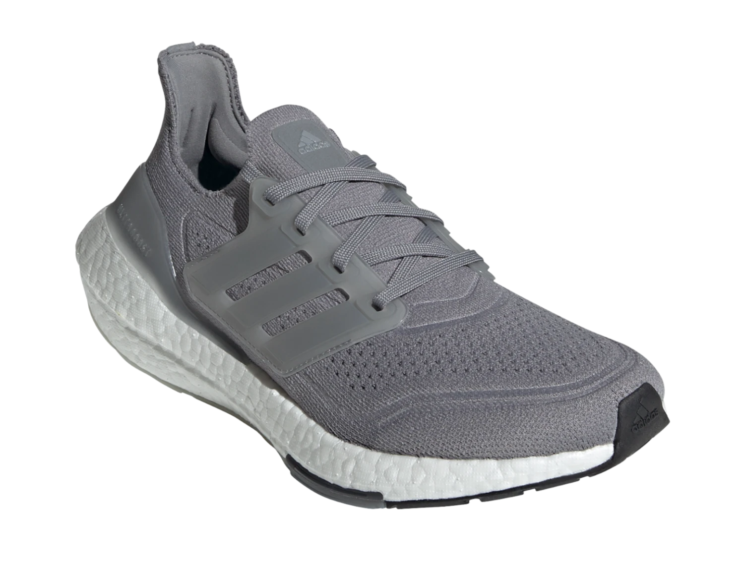 Adidas Women's UltraBoost 21 - Grey Three/Grey Three/Grey Four (FY0404) - Image 2