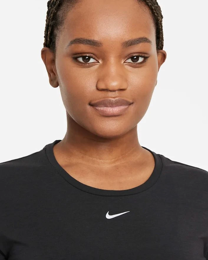 Women's Nike Dri Fit One Luxe Short Sleeve - Black (DD0618-010) - Image 4
