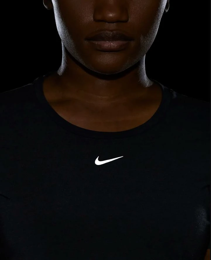 Women's Nike Dri Fit One Luxe Short Sleeve - Black (DD0618-010) - Image 6