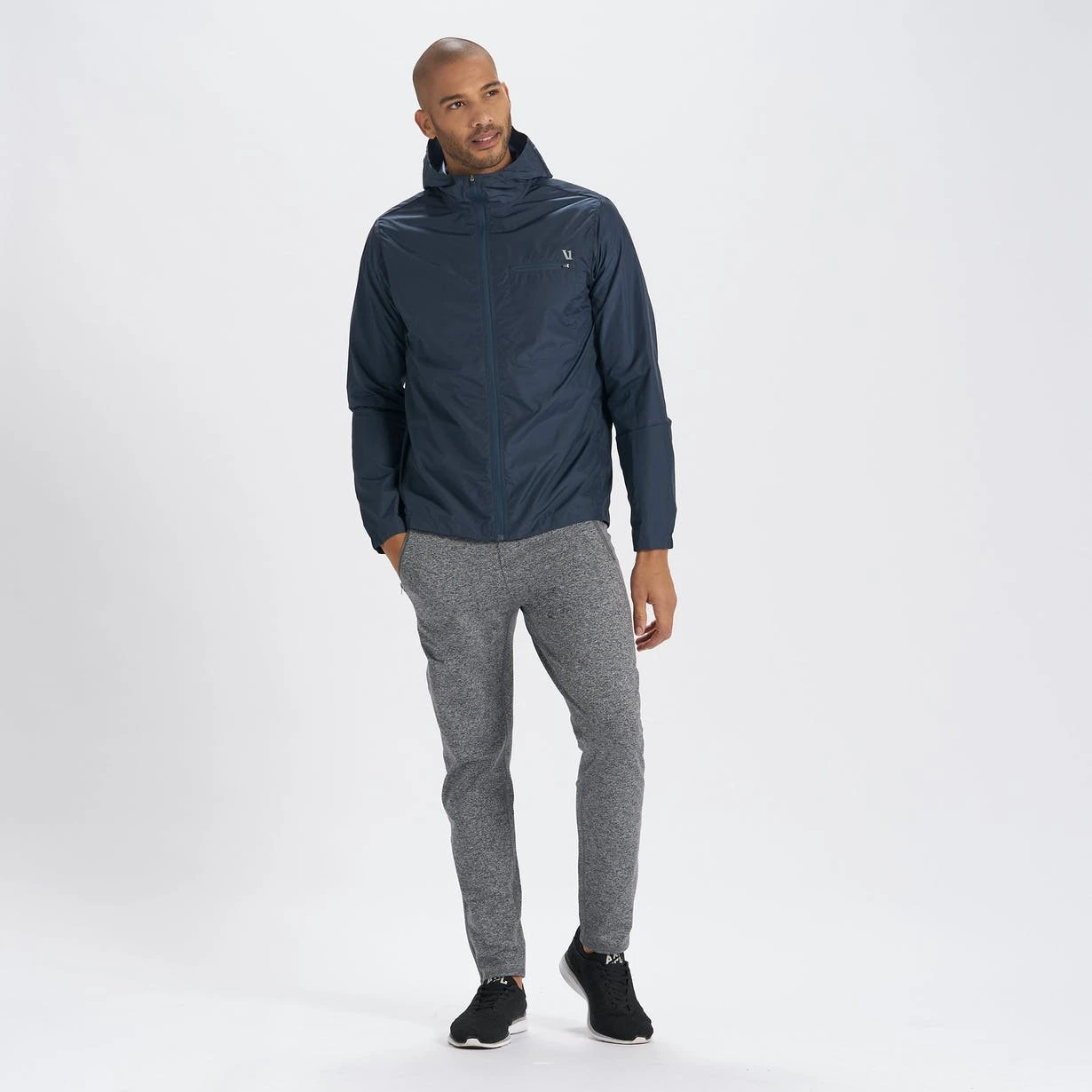 Vuori Men's Daybreak Windbreaker - Indigo (V523IND) - Image 3