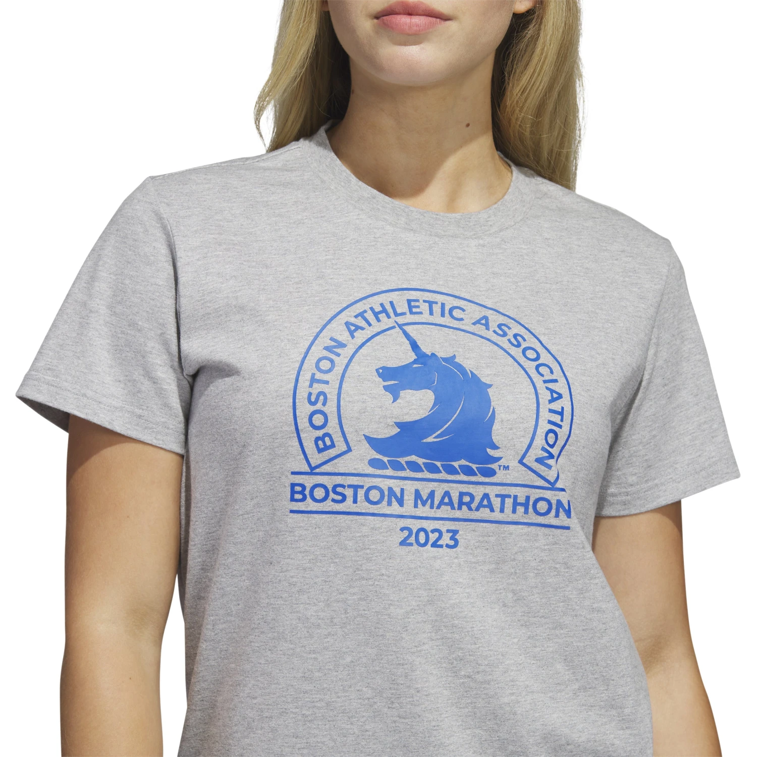 Adidas Women's Boston MarathonĀ® Logo Tee - Image 4