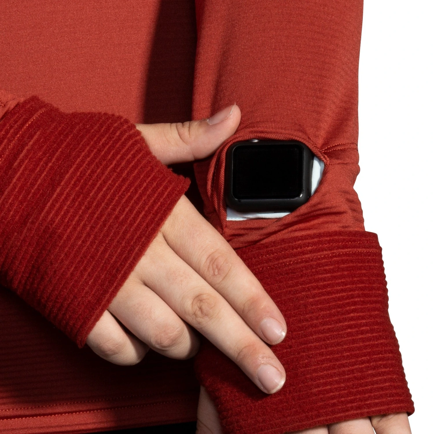 Brooks Women's Notch Thermal Hoodie 2.0 - Image 3