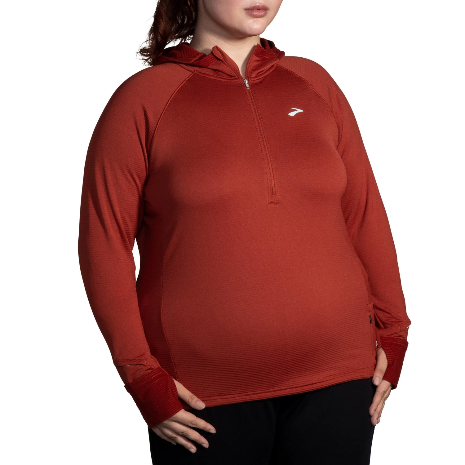 Brooks Women's Notch Thermal Hoodie 2.0 - Image 6