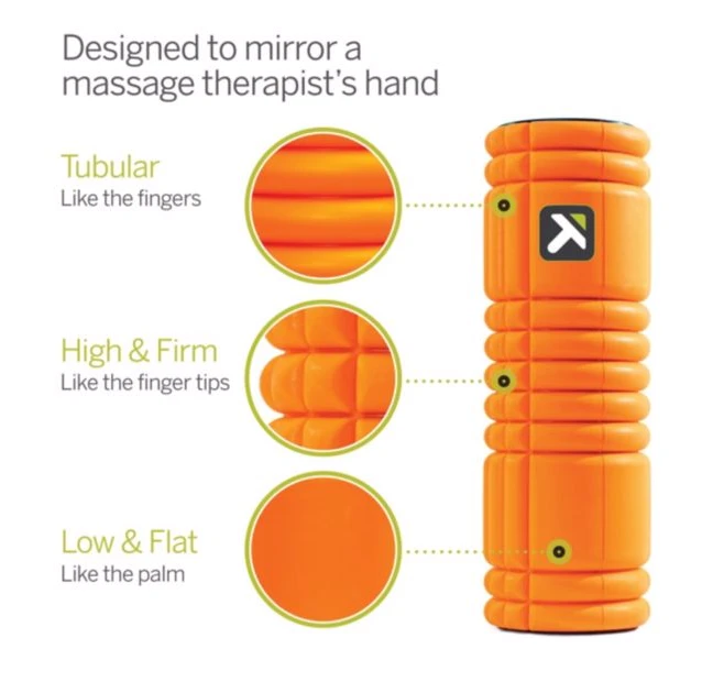 TriggerPoint Grid Vibe Foam Roller - Orange (03326) - Image 4