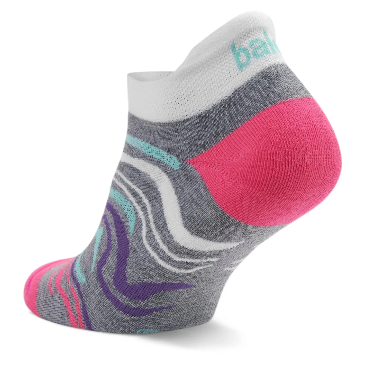 Balega Women's Grit And Grace Be Brave Keep Going Running Socks - Mid Grey (7495-0339) - Image 3