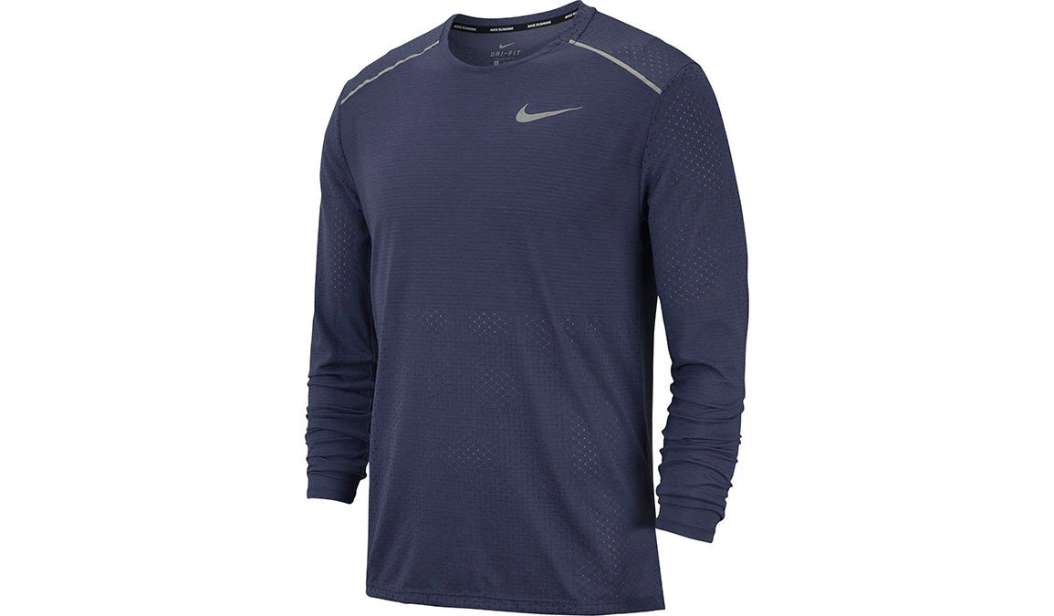 Nike Men's Breathe Rise 365 LS Tee - Sanded Purple (AQ9923-557)
