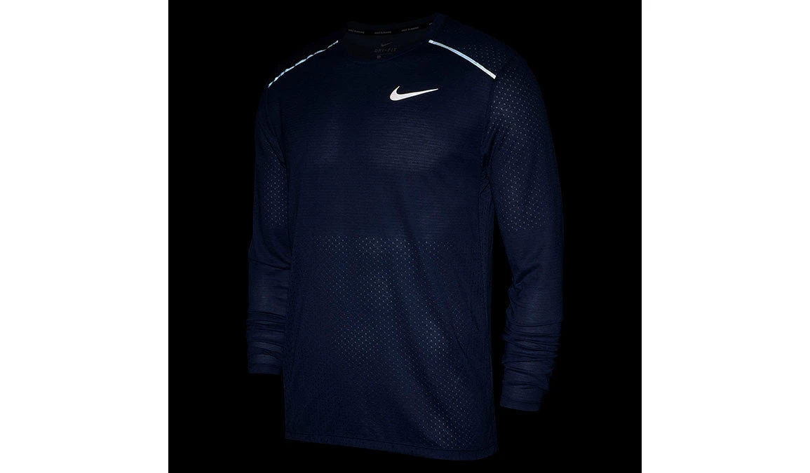 Nike Men's Breathe Rise 365 LS Tee - Sanded Purple (AQ9923-557) - Image 4