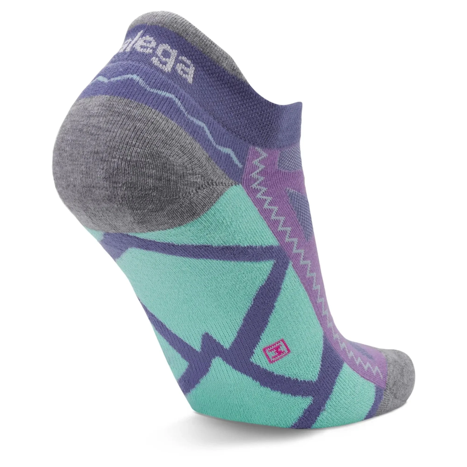 Balega Women's Grit And Grace Beautiful Warrior Running Socks - Violet (7496-6636) - Image 4