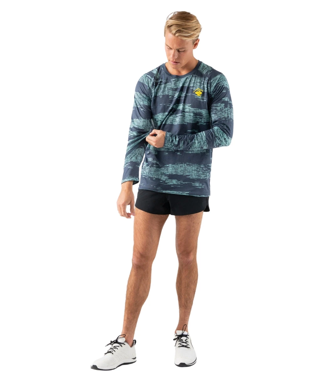 Rabbit Men's EZ Tee Perf LS | Trail - Image 7