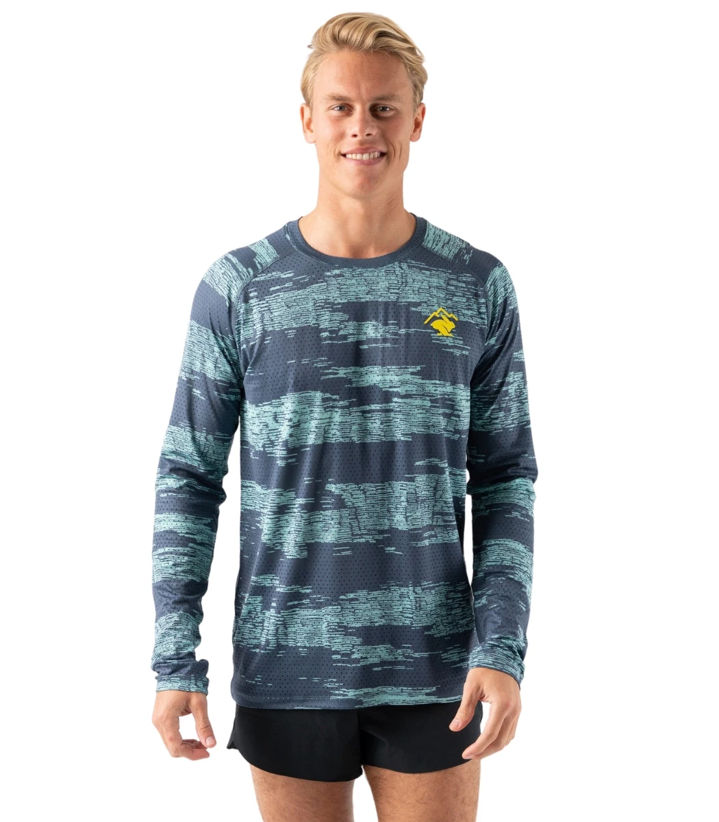 Rabbit Men's EZ Tee Perf LS | Trail - Image 6